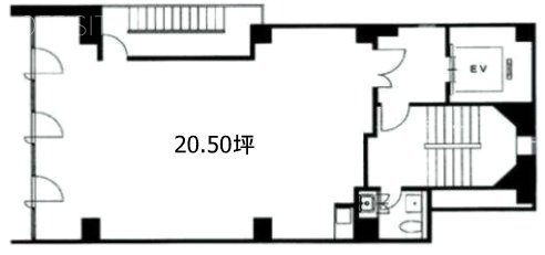 トライエム大手町ビル5F 間取り図