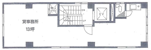 窪田ビル3F 間取り図