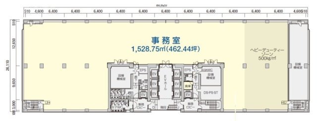 京急第1ビル4F 間取り図