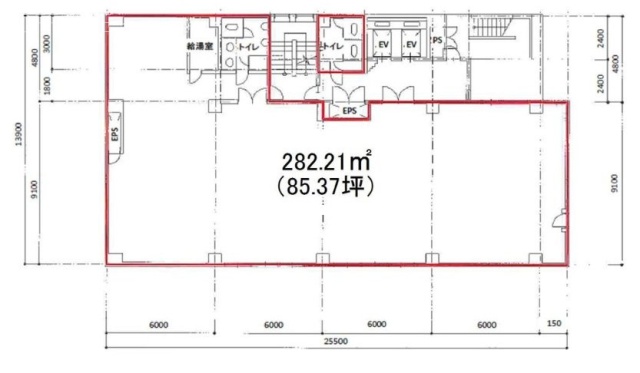 五反田ハタビル6F 間取り図