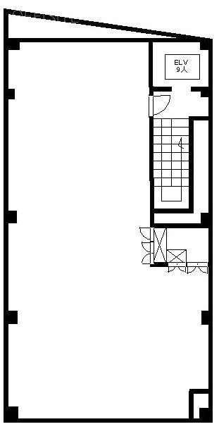 レクス浅草ビル5F 間取り図