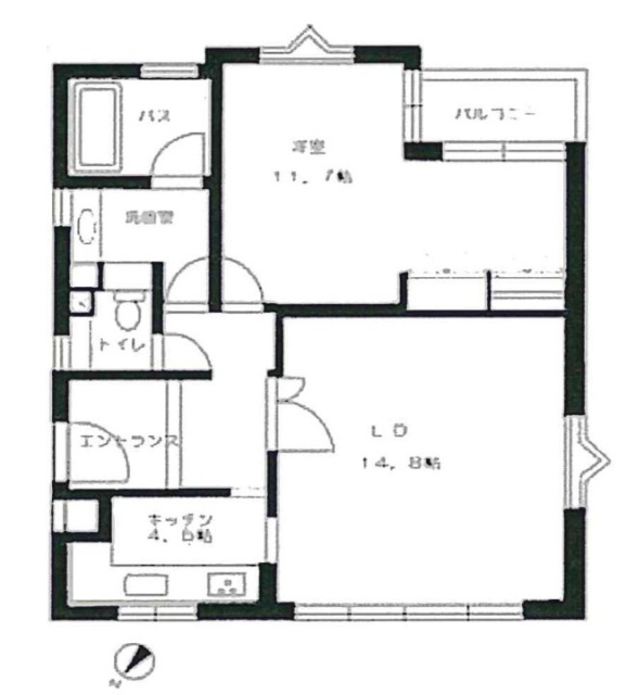 クインテット原宿ビル1F 間取り図
