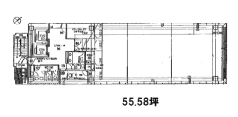 数寄屋橋ビル1F~2F 間取り図