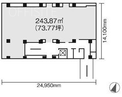 日本橋室町162ビル8F 間取り図