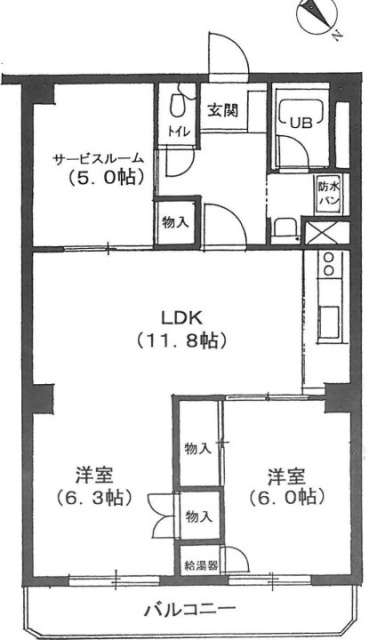 番町MKビル102 間取り図