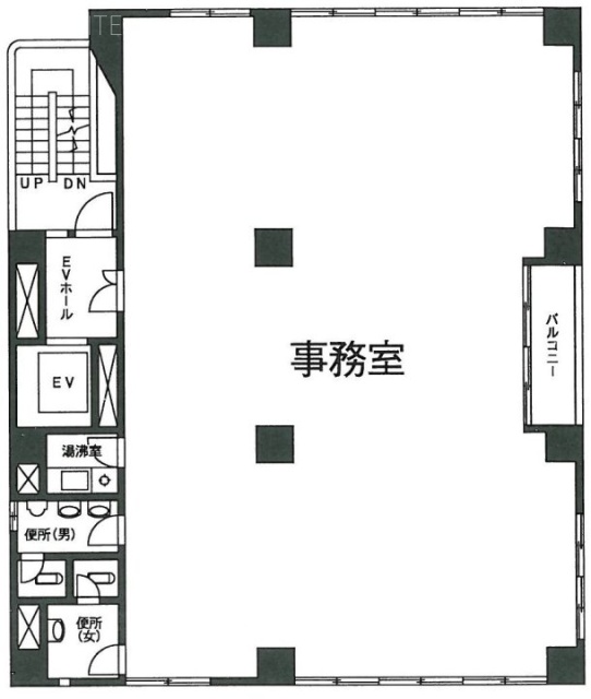 麹町共栄ビル6F 間取り図