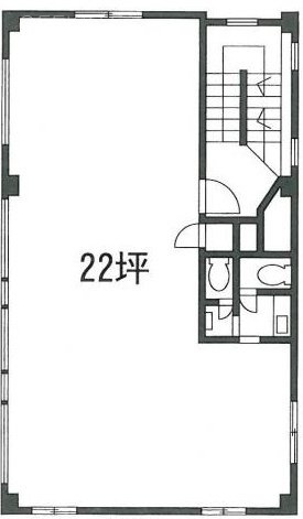 新宿コーリンビル3F 間取り図