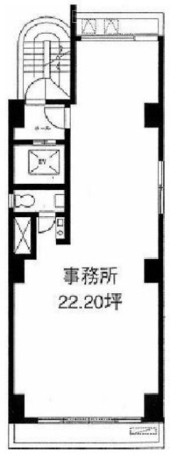 第6協栄ビル3F 間取り図