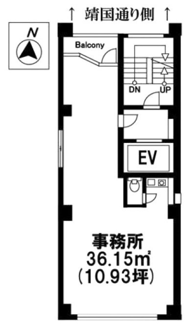 九段MMIビル3F 間取り図