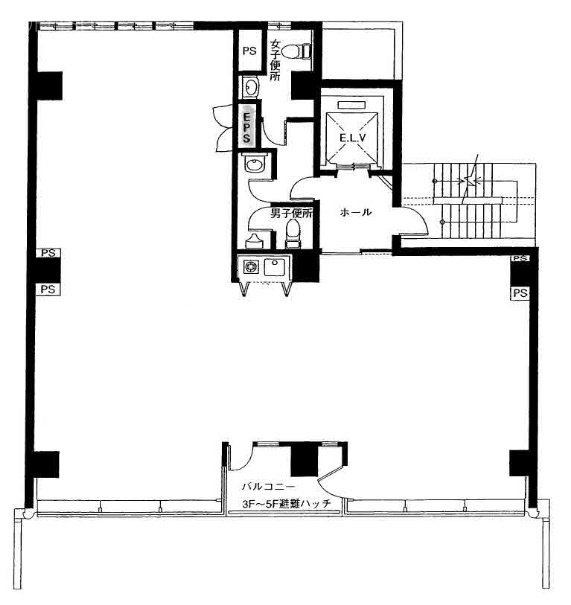 21東和ビルB2F 間取り図