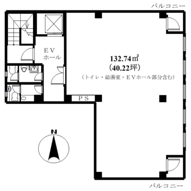 三成東京本社ビル4F 間取り図