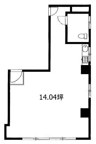 三友ビル303 間取り図