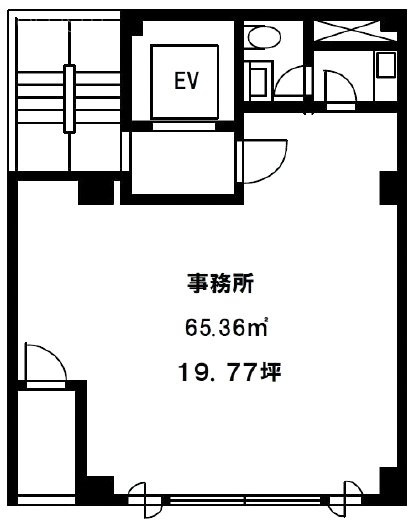 溜池ミツワビル6F 間取り図