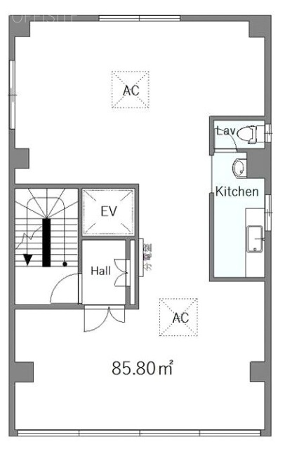 ヤノビル2F 間取り図