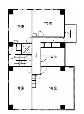 ファイブビル八丁堀207 間取り図