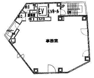 TKビル4F 間取り図