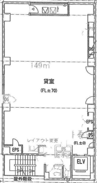 読売銀座3丁目ビル8F 間取り図