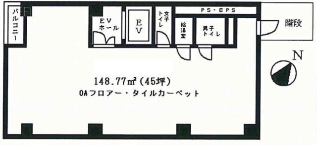 こだまファンタジアビル5F 間取り図