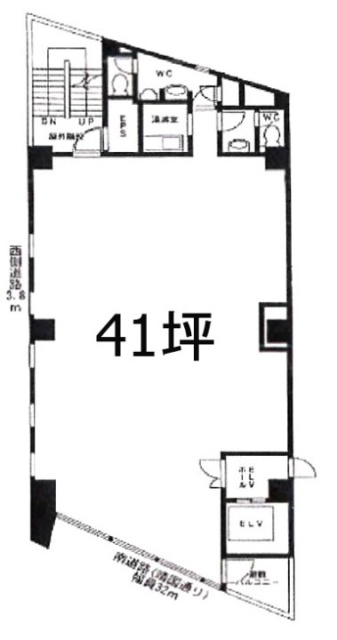 ホーメスト新宿ビル8F 間取り図