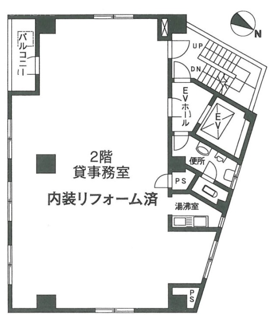 ウインド西神田ビル6F 間取り図