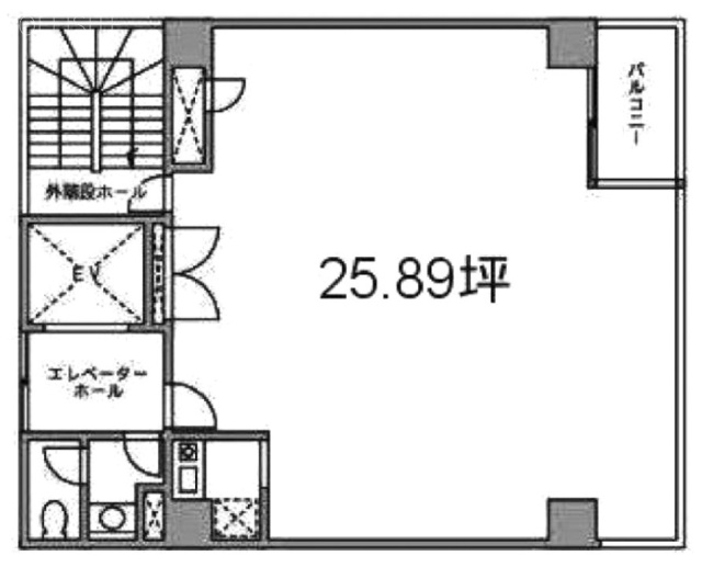 松ビル3F 間取り図