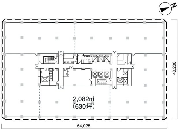 岸本ビル10F 間取り図