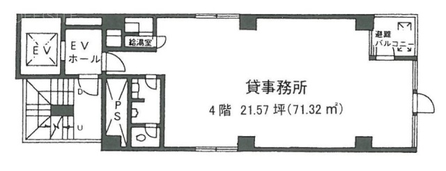 日本橋一平堂ビル4F 間取り図