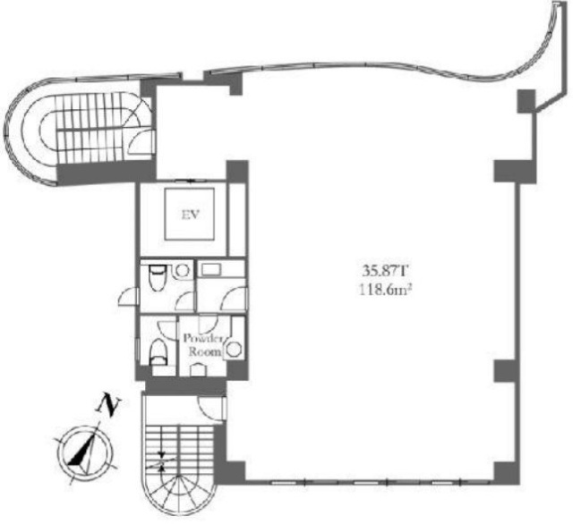 TYビル9F 間取り図