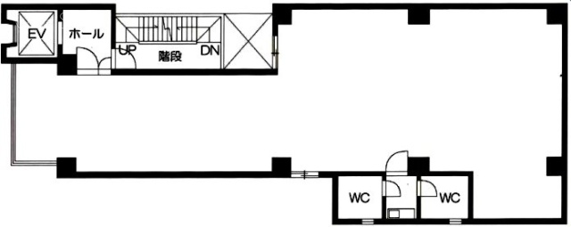 上野ビル4F 間取り図
