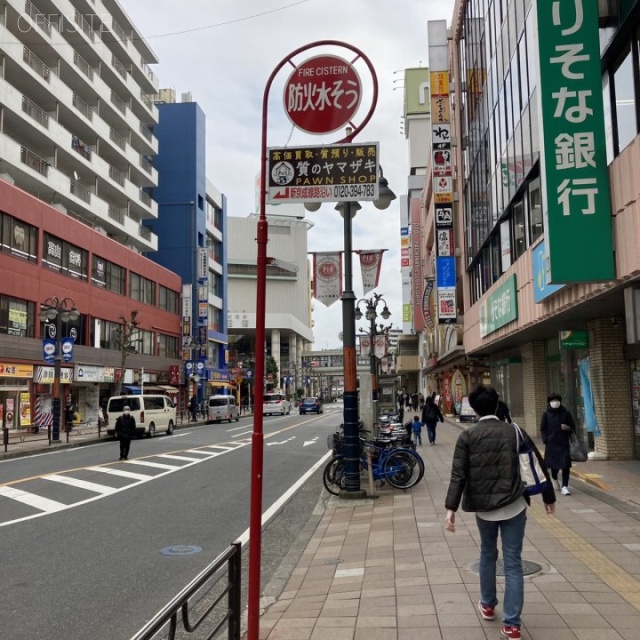 アイダビル津田沼 ビル前面道路