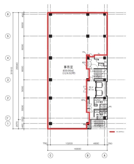 磯村ビル4F 間取り図
