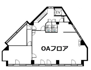 第6千陽ビル4F 間取り図