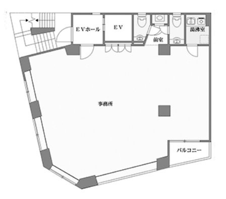 宮坂ビル3F 間取り図