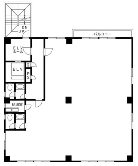 加瀬ビル1342F 間取り図