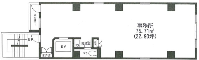 ジェイスクエア日本橋ビル6F 間取り図