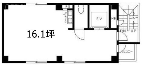 シティ森野ビル3F 間取り図