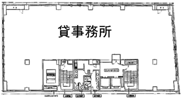 銀座白鶴ビル4F 間取り図