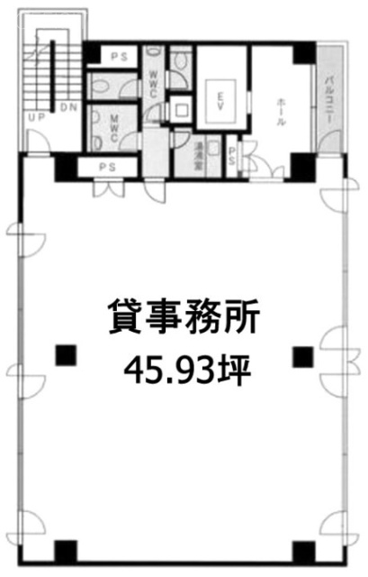 Aビル3F 間取り図