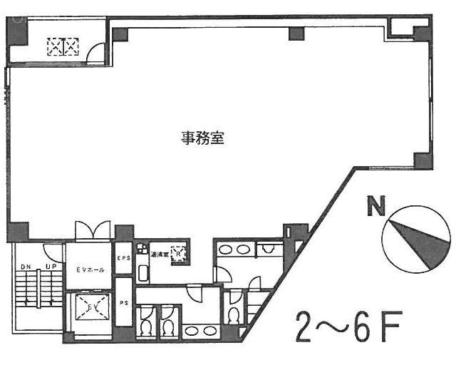 エスティ青山ビル3F 間取り図