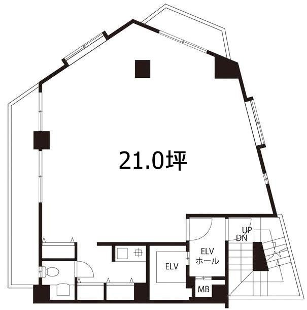 メイプル西麻布4F 間取り図