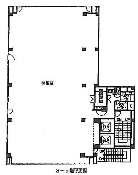 川島ビル6F 間取り図