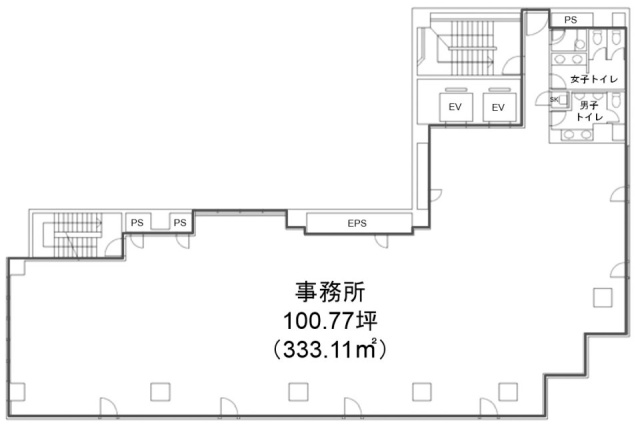 サトウ食品東京ビル4F 間取り図