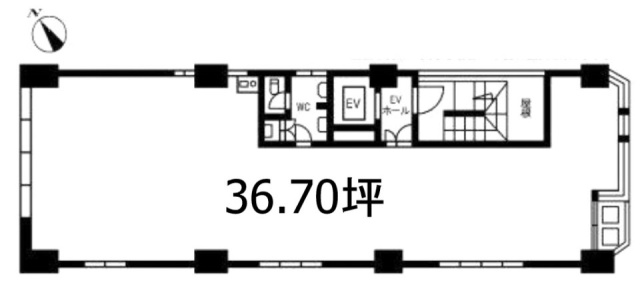 松根屋ビル3F 間取り図
