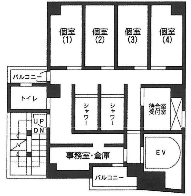 YBCビル5F 間取り図