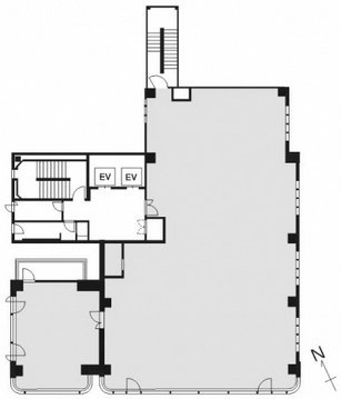 VORT新富町4F 間取り図