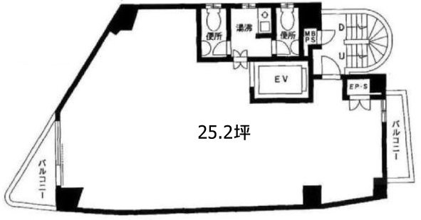 サテライト新宿ビル3F 間取り図