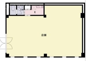 ウインド幡ヶ谷ビル1F 間取り図
