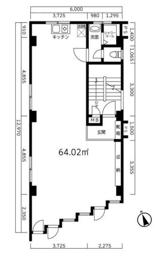 池田ビル2F 間取り図