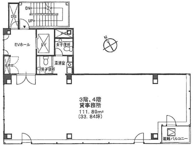 STEC-3ビル4F 間取り図