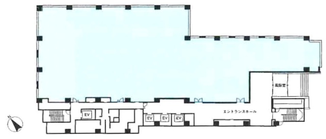 NMF新宿EASTビル1F 間取り図